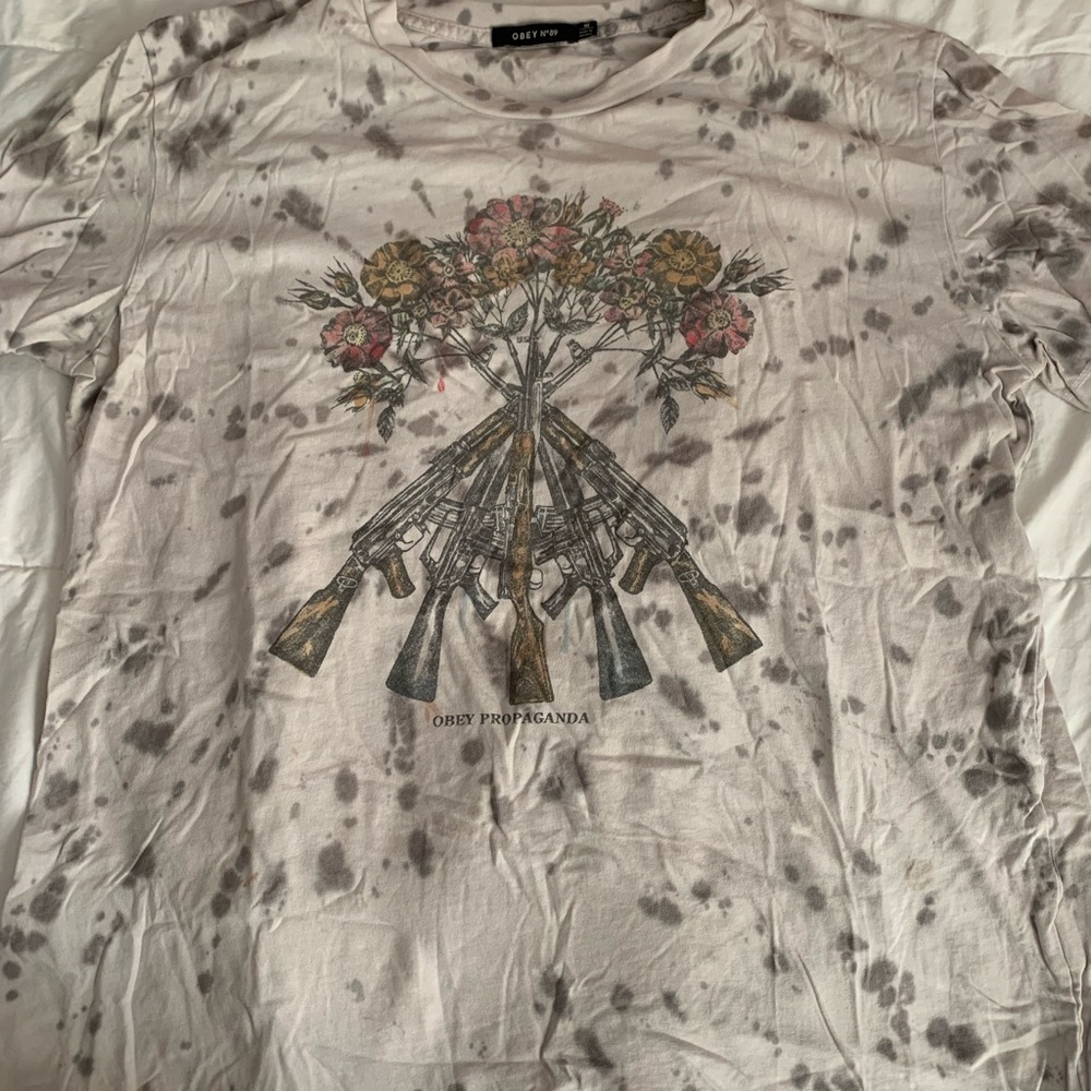 Obey “flower power” t-shirt